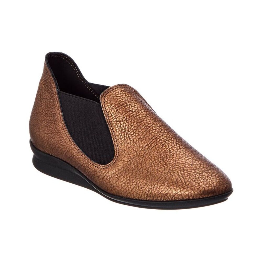 Arche Naskwa Leather Slip-On, Gold